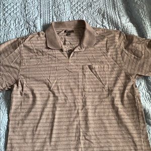 Men’s gray striped Van Heusen XL polo